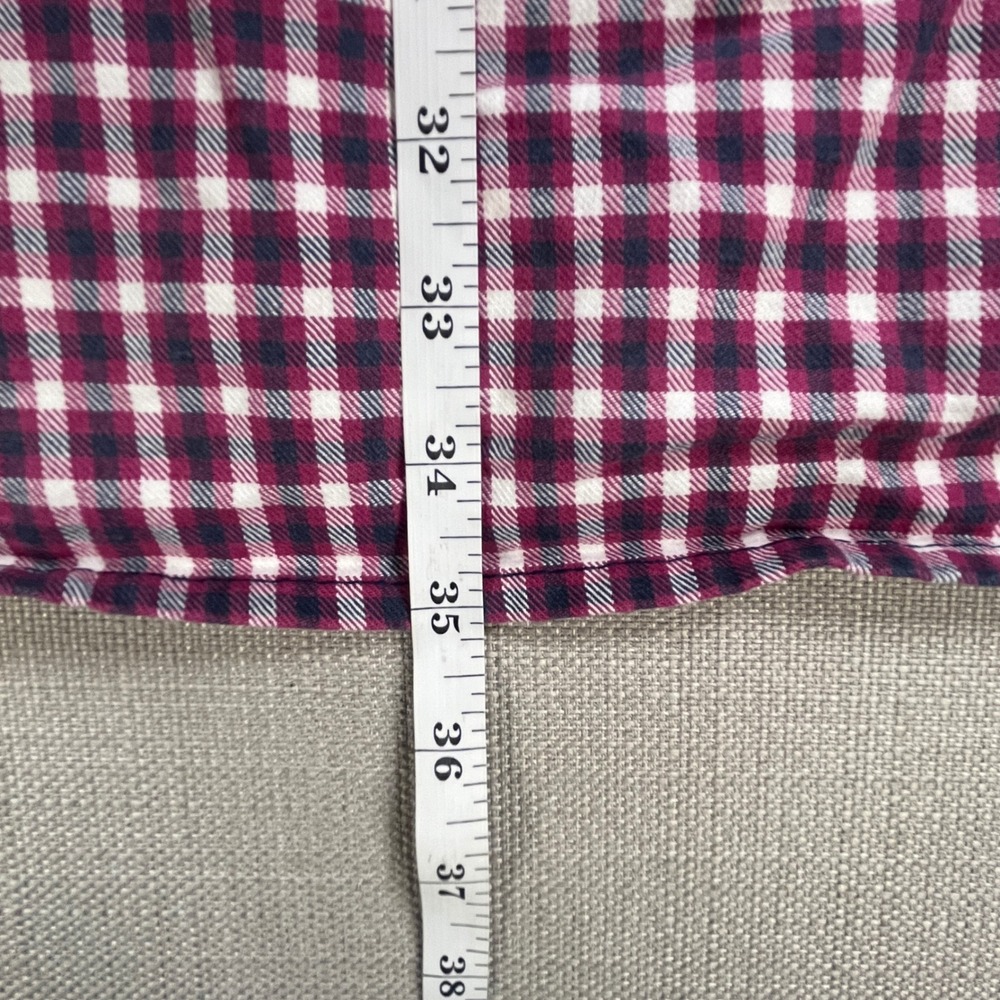 Rasco FR Men Plaid Flame Resistant Work Shirt 3XL Long Burgundy Navy CAT 2 NFPA - Picture 6 of 12